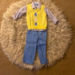 Adorable 3 piece toddler boy Easter/Spring outfit 🌼🌱